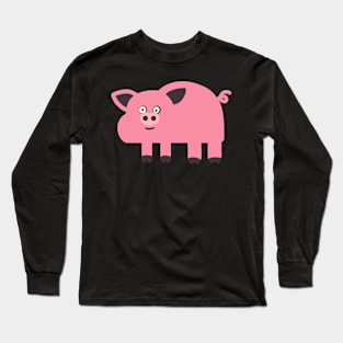 Silly Piglet | Lilla The Lamb Long Sleeve T-Shirt